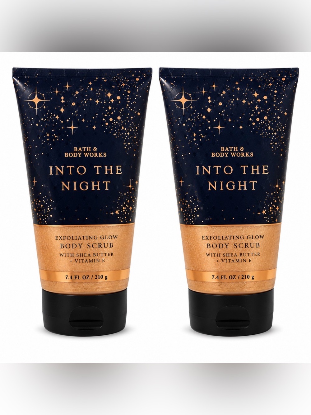 Bath & Body Works Into The Night Exfoliating Body Scrub 7.4 oz 2 Pack NWT